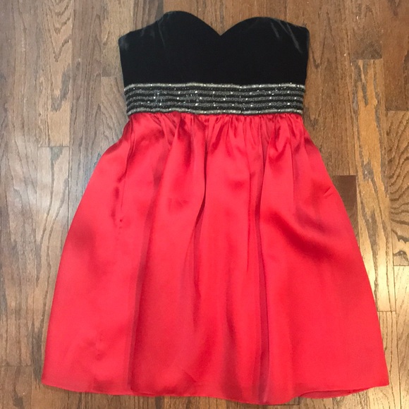 {B a d g l e y M i s c h k a} Black & Red Dress - Picture 1 of 4